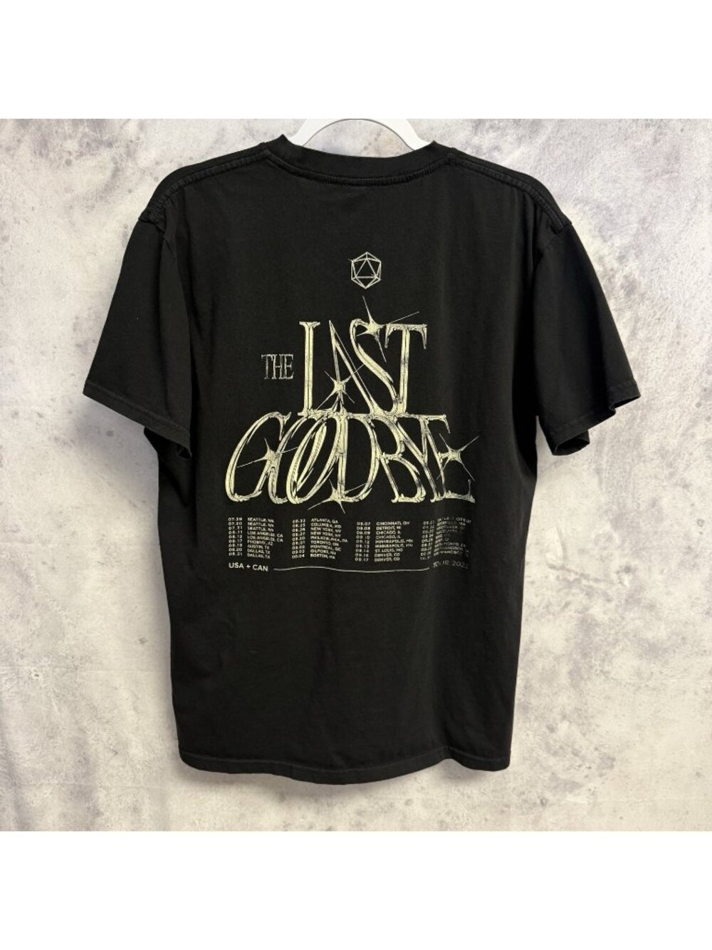 Odesza The Last Goodbye Tour T-Shirt Large Black